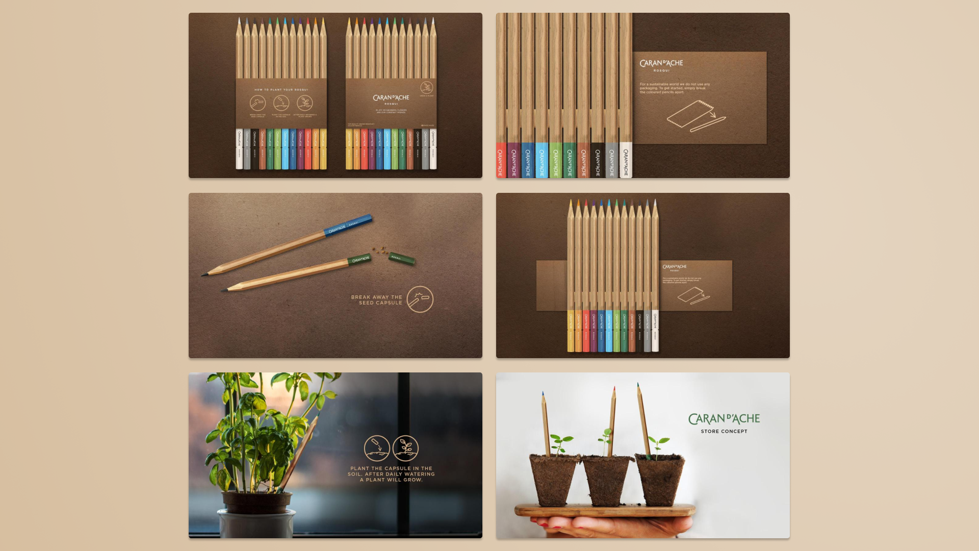 Circular redesign of Caran D'ache pencils Project