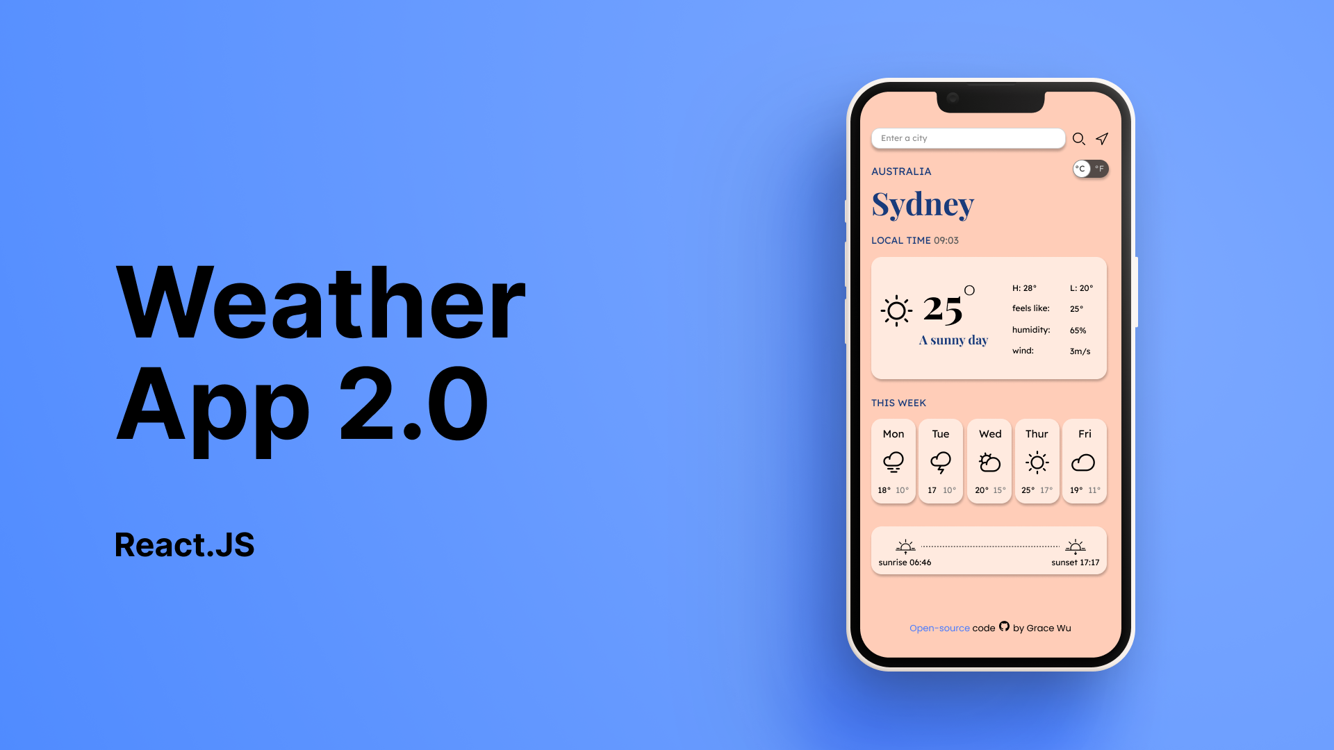 React.js Weather App