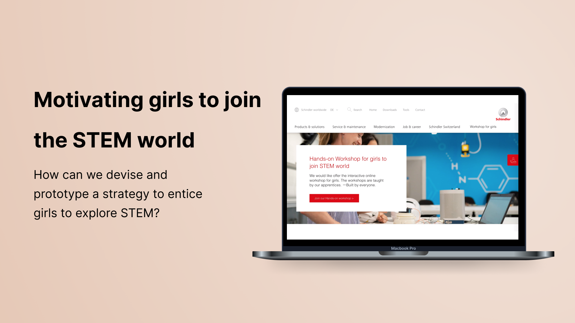 Motivating girls to join the STEM world Project